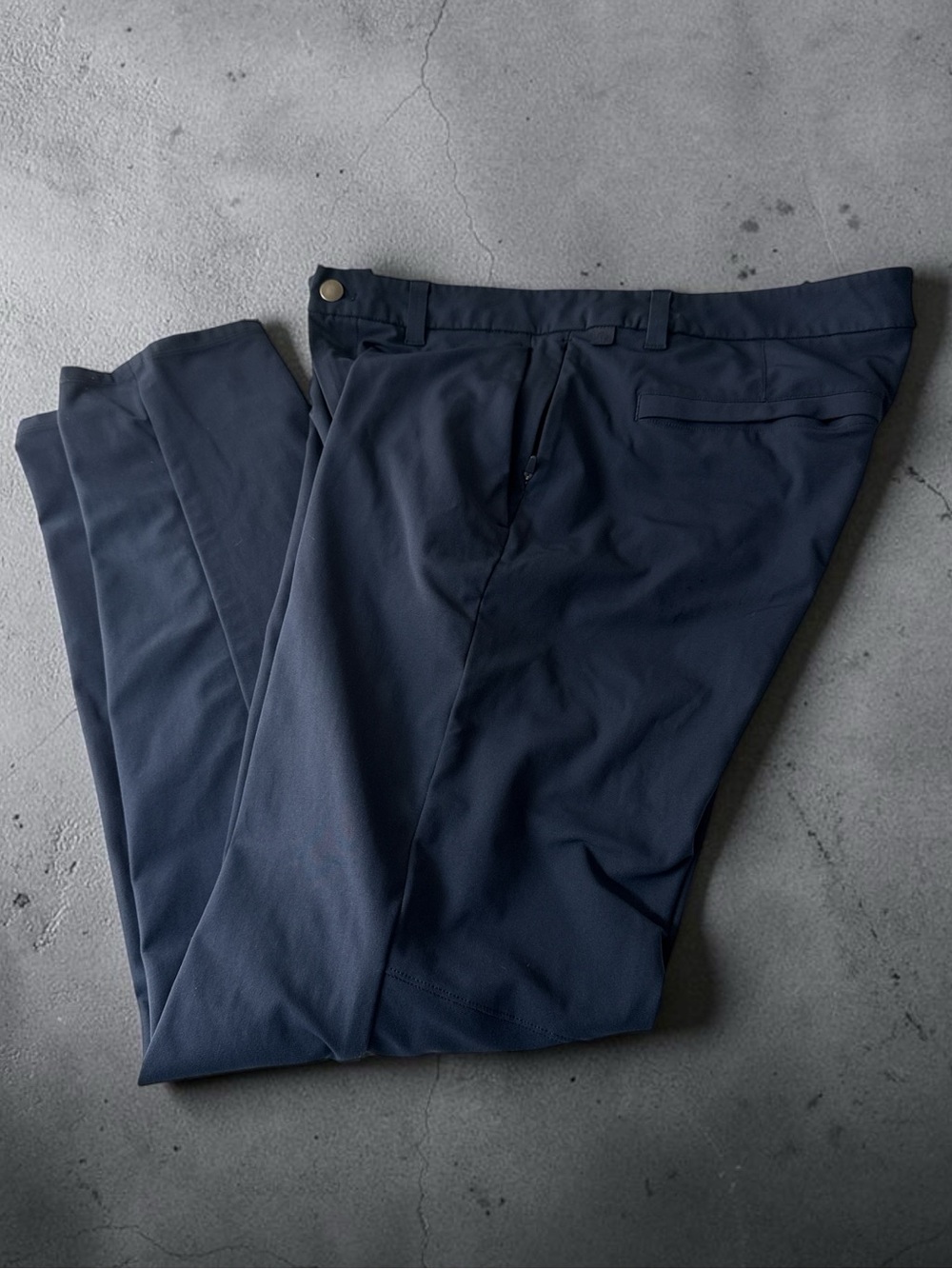 lululemon athletica ABC Men's Dark Navy Stretch Travel Pants - W34/ L34